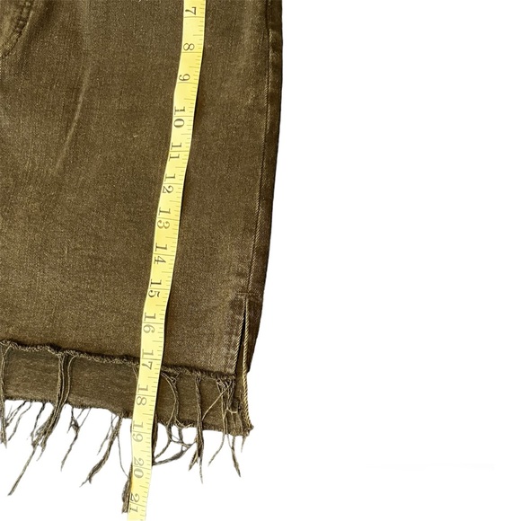 Madewell Hi-Lo Black Raw Hew Denim Skirt Size 29 - Picture 10 of 10